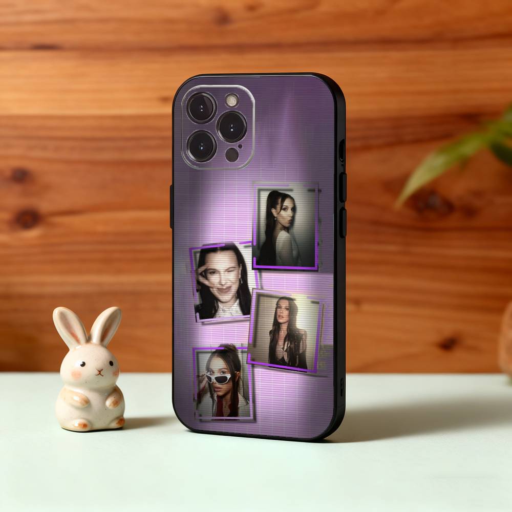 Singer MMB M-Millie Bobby B-Brown Phone Case For iPhone17,16,15,14,13,12,Plus,Pro Max, 5G Others Soft Black Cover
