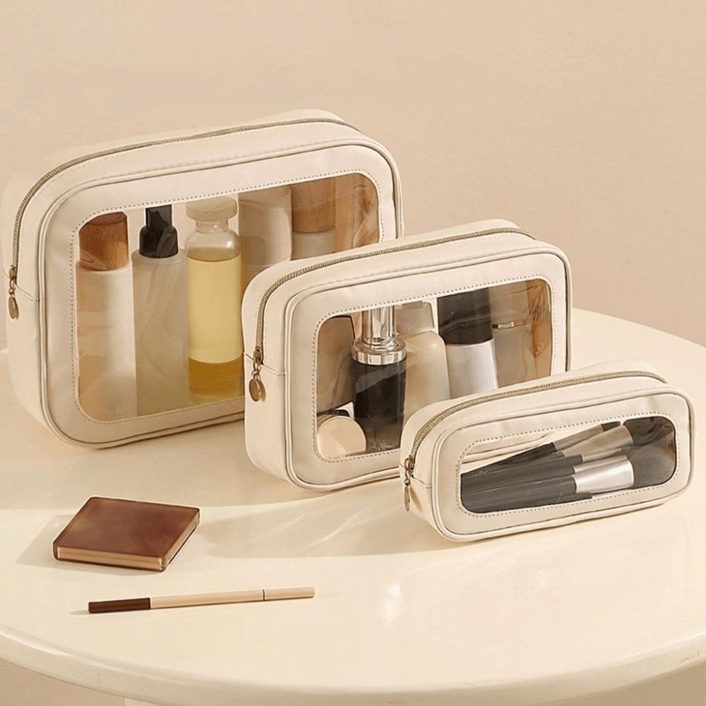 Transparent Cosmetic Bag Waterproof Storage Bag Simple Toiletry Bag Outdoor