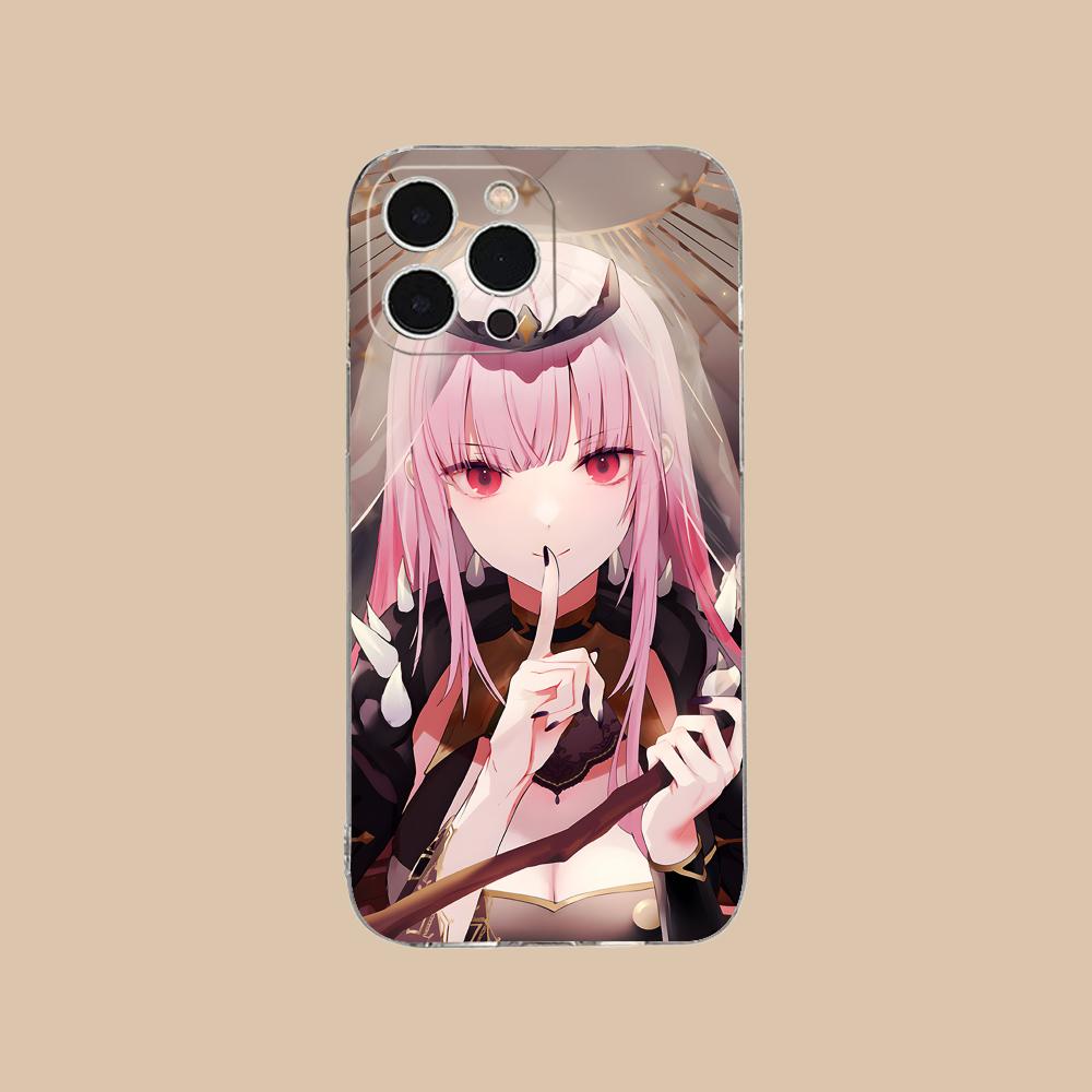 

Holo Mori Calliope Clear TPU Mobile Case for iPhone 17 16 15 14 13 12 11 X XR XS Air Pro Max Plus Mini Colorful Cover iPhone XS Max