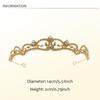 Stage Shiny Exquisite Women Luxury Tiara Rhinestone Diadem Princess Baroque Crown Bridal Jewelry