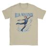 Ilia Malinin Cartoon Poster Cotton T Shirt For Adult Beach  Aesthetic TShirts O Neck Trending Tee Shirt Oversized Design Tops