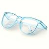 1 Pair Stylish Safety Glasses Clear Anti-Fog Anti-Scratch Anti-blue Protective Glasses For Men And Women Eyewear Accessories