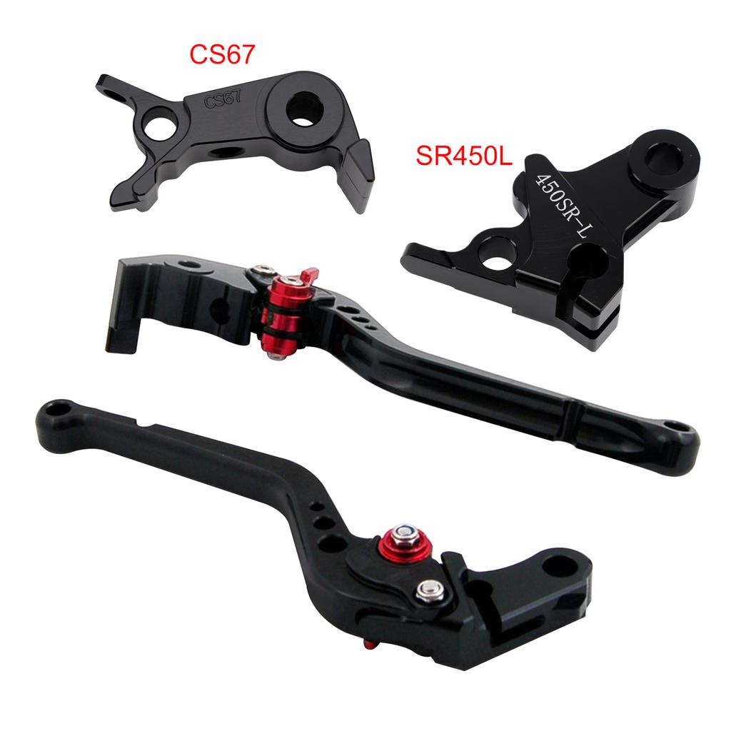 Long Clutch Brake Lever fit for VOGE DS900X 900DSX 2024-2026 Black