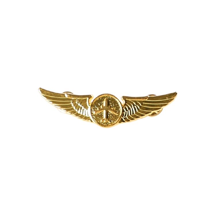 Pilot Badge Aviation Wing Badge Captain Chest Badge Metal Airlines Lapel Pin Airman Wing Pin