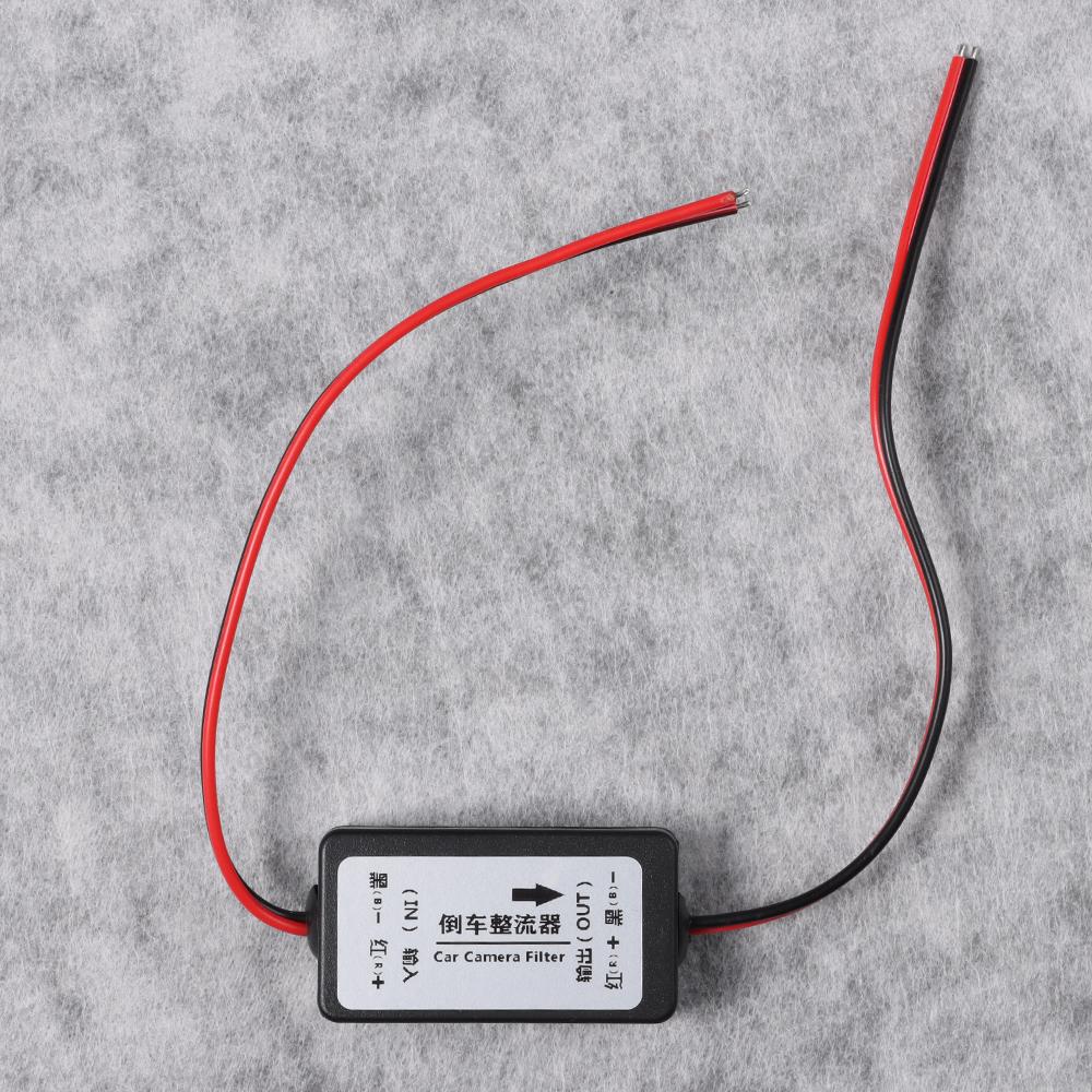 Eliminate interference Monitor Screen Backup Camera 12V DC Power Rectifier Relay Capacitor Filter