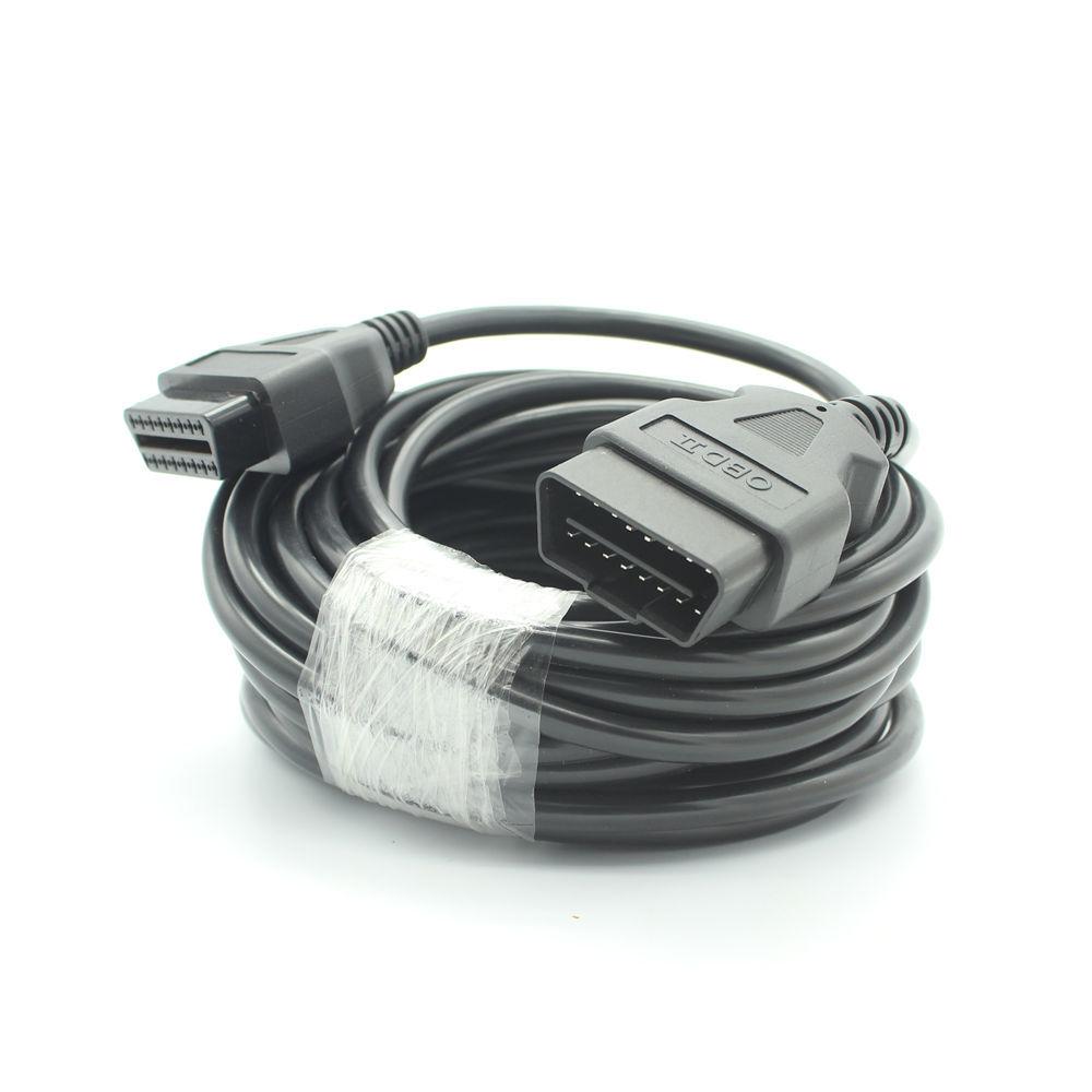 10metrový OBD2 16pinový prodlužovací kabel pro diagnostický nástroj pro zásuvku obd ii 16kolíkový kabel / kabel do auta pro kabel adaptéru