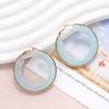 Advanced Sense Hoop Ear Buckle Exaggeration Ear Needle Dangle Earrings Hoop Earrings  Gifts