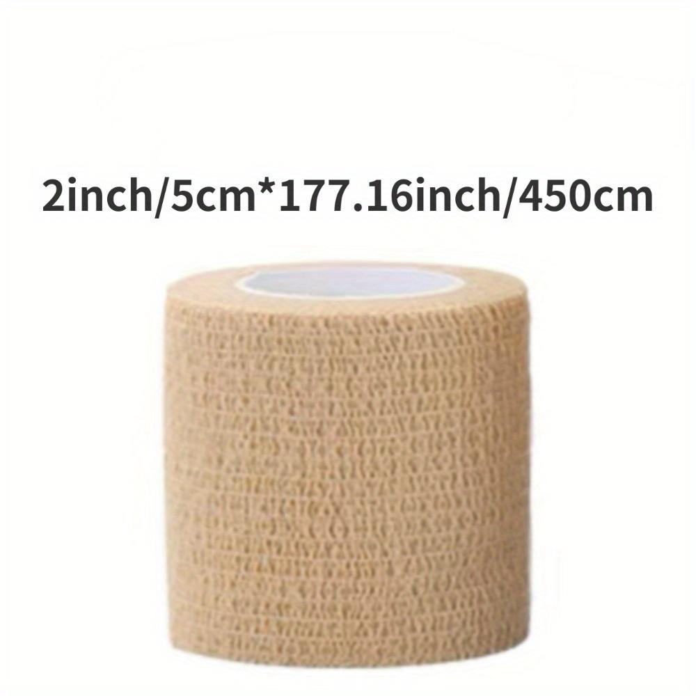 2 Stück/4,5m (177,16 Zoll) Selbstklebende elastische Bandage, Vlies-Sportbandage für Finger, Knöchel, Handfläche, Schulter und Knie, Erste-Hilfe-Set