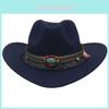 Cowboyhoed met kwastjes voor een westerse boho-etnische stijl, vintage, zonwerend, ademend en waterdicht, geschikt voor de zomer.