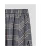 Anggae Checkered Skirt Pants Light Gray