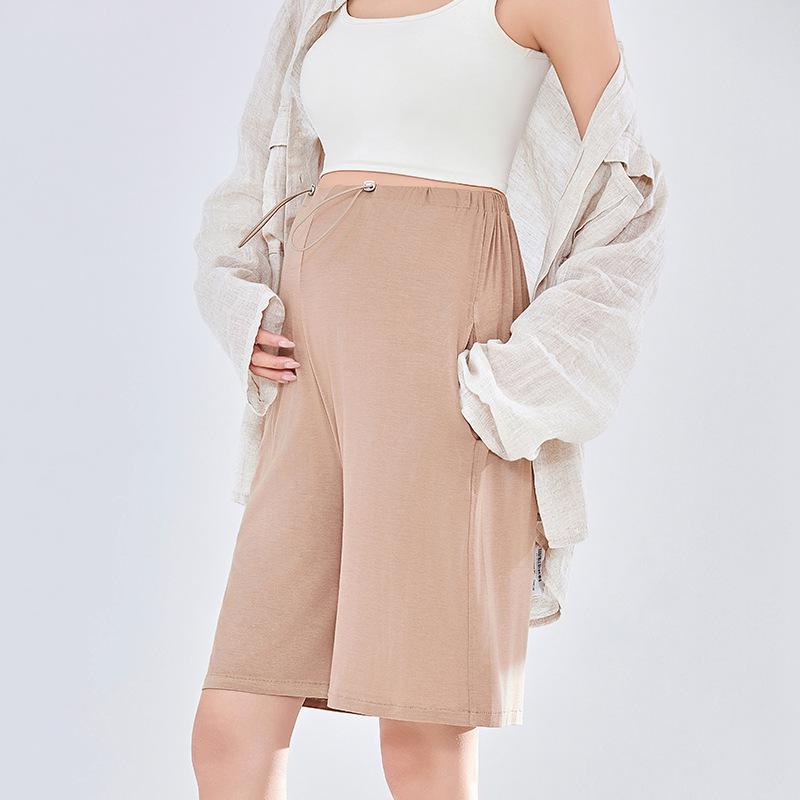 Maternity pants shorts outer pants summer thin Pupu clothing belly support pants shorts new five-point pants maternity shorts