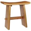 vidaXL Hocker Massivholz Teak