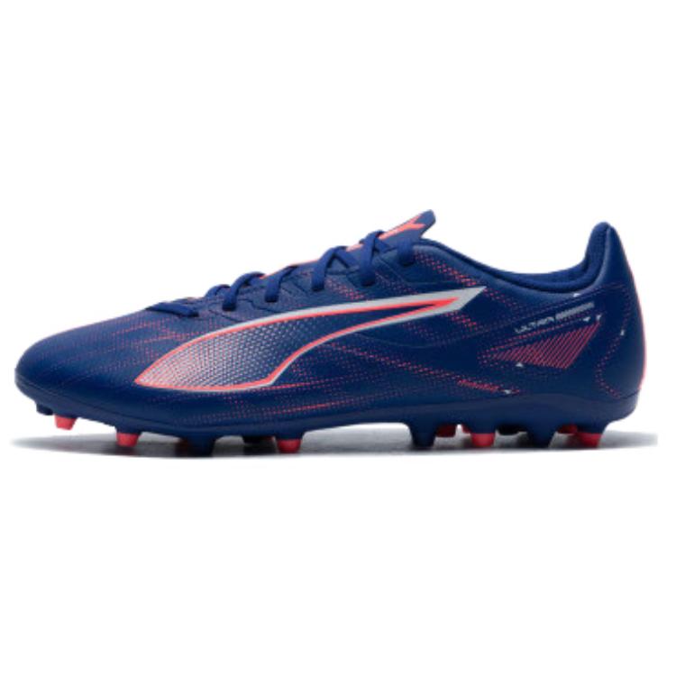 Puma Ultra 5 Play Comfortable Lightweight Mg (Rubber Short Studs) Artificial Turf Support Soccer Shoes Men Soccer Shoes Blue 107906-01