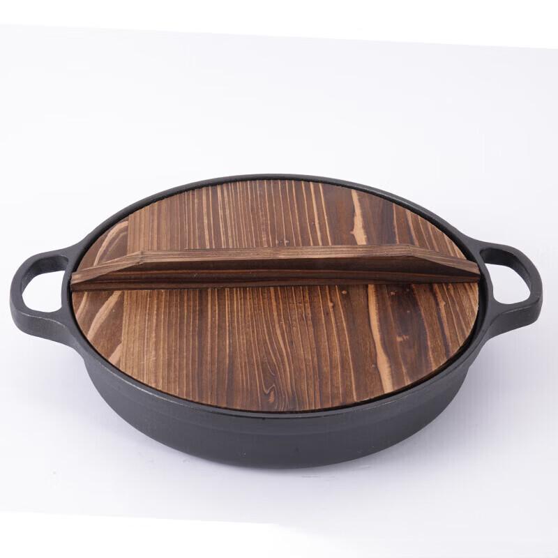 ZISIZ Thickened Flat Bottom Frying Pan