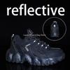 Fashion Platform Safety Shoes Men Women Steel Toe Sneaker Puncture Proof Work Safety Boots Man Construction Work Shoes Breathable 35-48