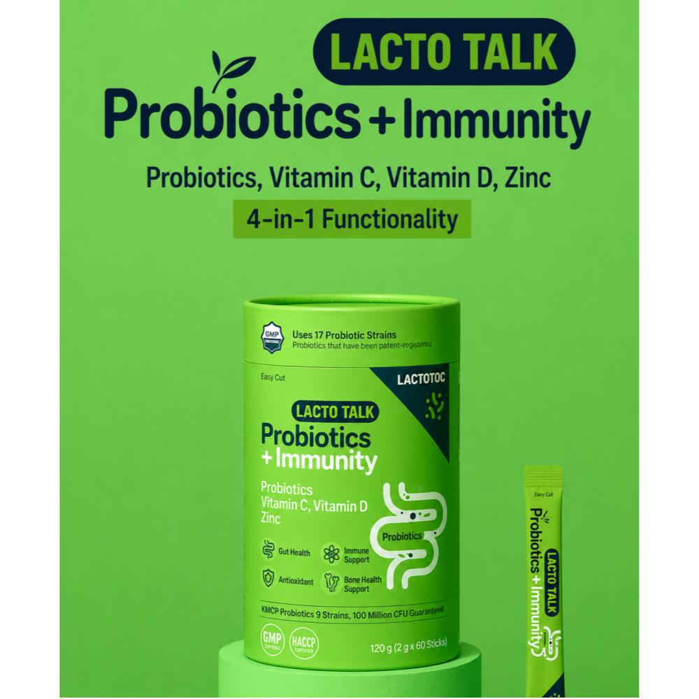 Lactotoc Probiotics 60stick 2types / Vitamin C / Immune (Vitamin C,D and Zinc)