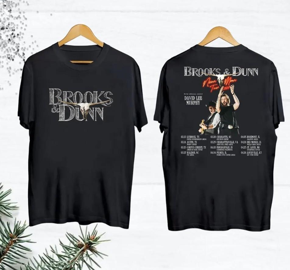 Brooks and Dunn Tour2025 Tour Shirt 20D1502 Unisex T-Shirt L