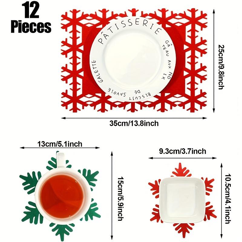 Felt Christmas Placemats Coasters El Restaurants Family Friendly Placemats Halloween Felt Placemats