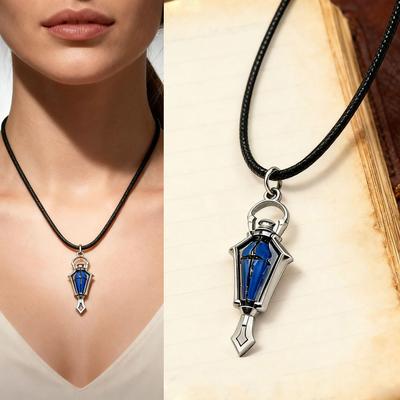 Genshin Impact Lightkeepers Flins Cosplay Pendant Anime Kyryll Chudomirovich Flins Metal Diy Necklace Backpack Gifts  Halloween
