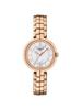 Flamingo Women's Elegant Rose Gold Stainless Steel Quartz Watch, 30mm Round Mother-of-Pearl Dial, Stylish Daily, Business, T094.210.33.111.01