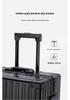 Aluminum-Magnesium Alloy Trolley Case - All-Metal Universal Wheel Luggage for Men and Women Business Carry-On
