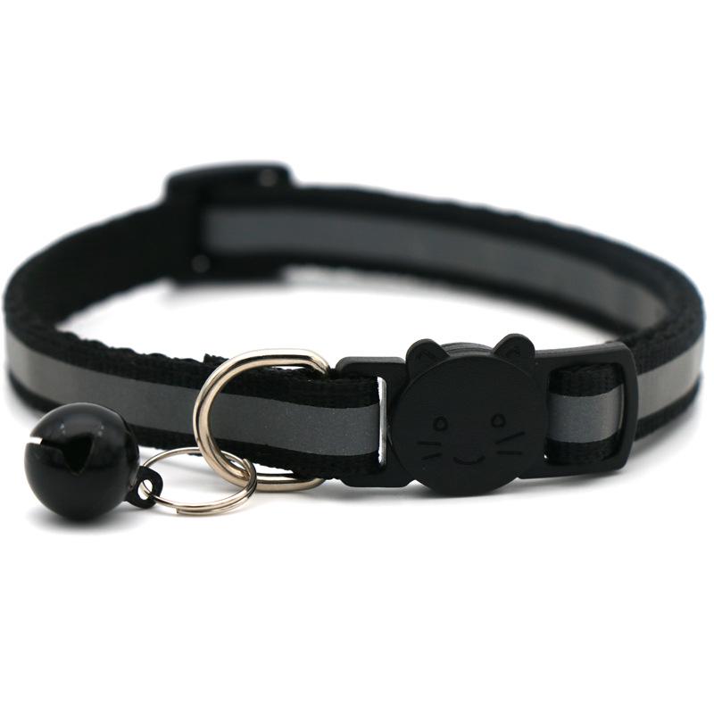 Reflective Cat Ear Safety Collar with Detachable Bell