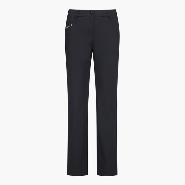 LECOQ GOLF Women'S Textured Lettering Point Slim Straight Pants (Gp322Lpt91)