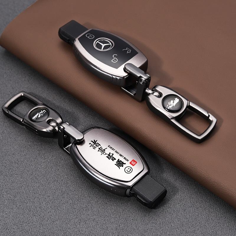 RPO5   PU Car Key Case Cover Shell Fob For Mercedes Benz A B C E Class GLS GLA GLK GLC CLS CLA AMG W204 W205 W212 W463 W176 Keychain