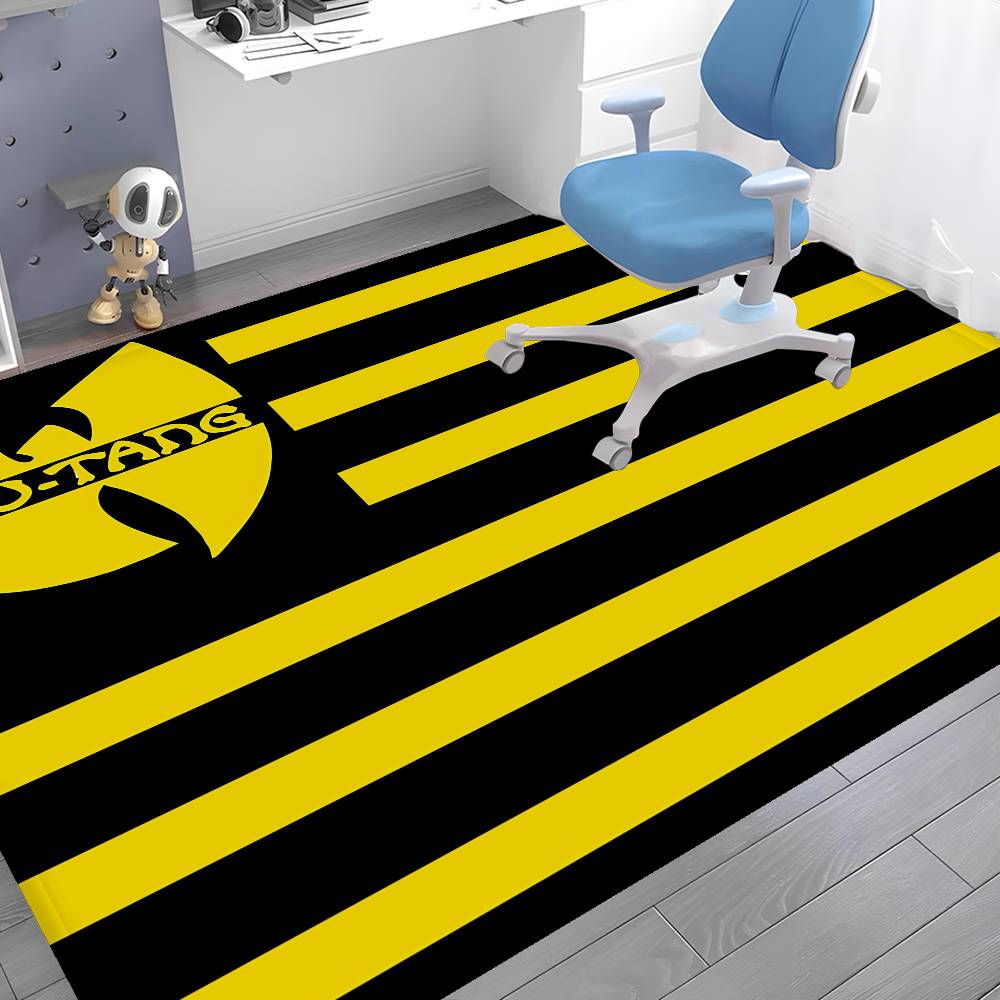 

WU-T--TANG CLAN Band Door Mat Kids Room Bedroom Decoration Balcony Anti-Slip Doormat Living Room Doormat Area Rug 40cm x 60cm
