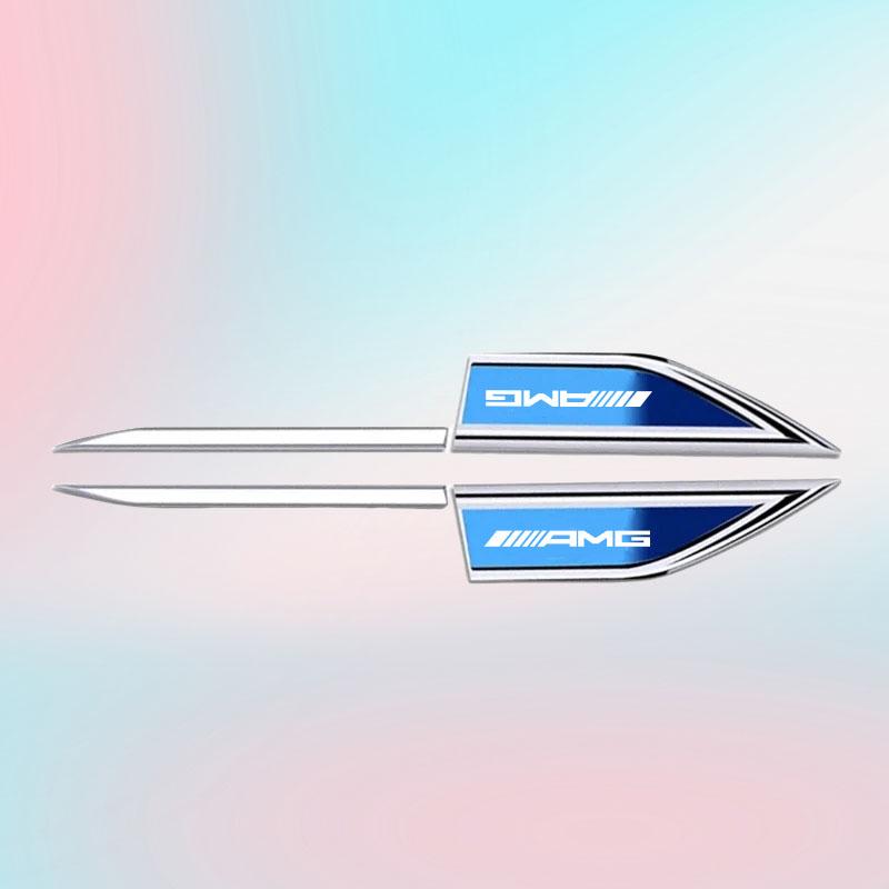

Car Emblem Fender Blade Decal Badge Car Body Protective Sticker for Mercedes Benz AMG W203 W206 W220 W205 W211 W212 W201 W222 синій