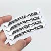 4Pcs Car Wheel Badge Sticker Emblem for Mercedes benz AMG Brabus 4 MATIC W124 W205 W211 W203 W204 W168 CLA CLK CLS GLA GLC C180