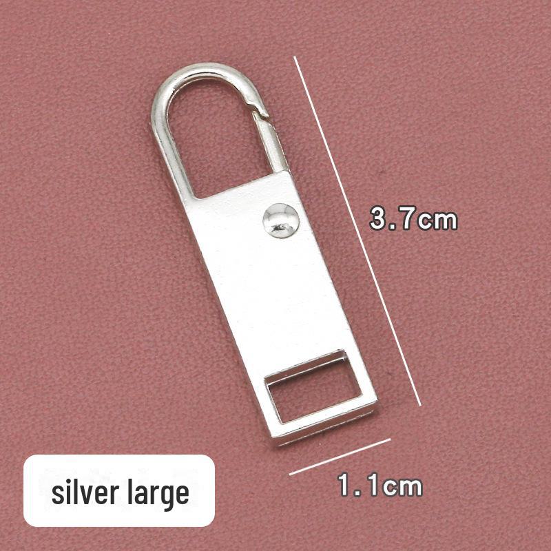 Odpinany ściągacz zamka błyskawicznego bez użycia narzędzi: Metalowy Wisiorek Sprężynowy do Torebek i Bagażu