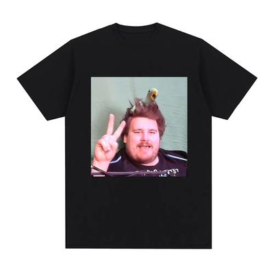 Drachenlord Poster The Bird's Nest Hairstyle Graphic Print T-Shirt Men Women Clothing Fashion Vintage Short Sleeve T-shirts T...