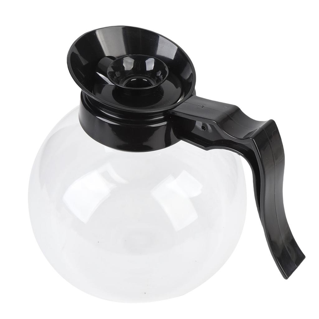 1.8L Coffee Pot High Borosilicate Heat Proof Glass Coffee Decanter Carafe for Travel Picnics Outdoor Activities