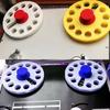 1 Pair 1/4inch Nab Hub Optical Shaft Adapters Gaskets Mounting Circlet Easy Installation for Reel to Reel Tape Recorder