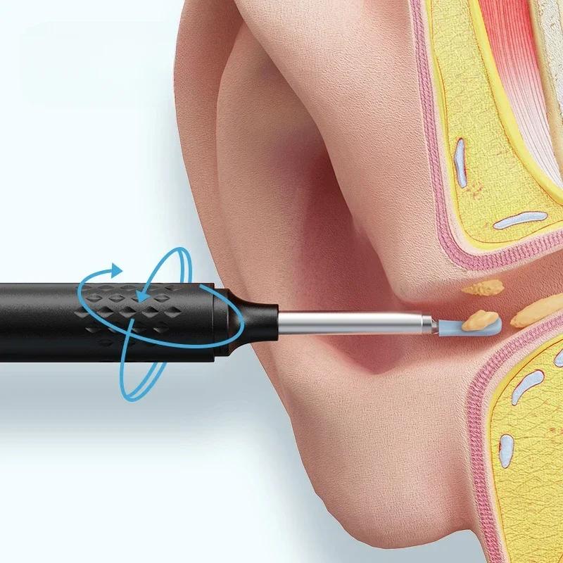 Visual Ear Cleaner With Camera LED Lights 4.0mm Lens Ear Wax Removal Tool Take Video HD Earpick Gifts