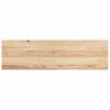 Vidaxl Parapety 2 Szt., Surowe, 90X30X2 Cm, Lite Drewno Dębowe