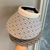 Anti-UV Woman Sun Hat Sweet Visor Cap Simple Empty Top Cap  Holiday