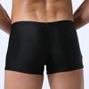 Low Rise High Elasticity 3D Cutting Swimming Trunks Men Solid Color Drawstring Swim Shorts Beachwear