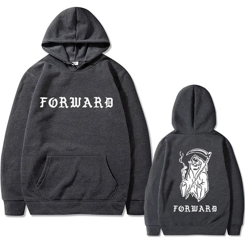 Vintage Forward Observations Group Death Horror Skeleton Hoodie Sweatshirt Men Womnen Men's Fleece Hoodies