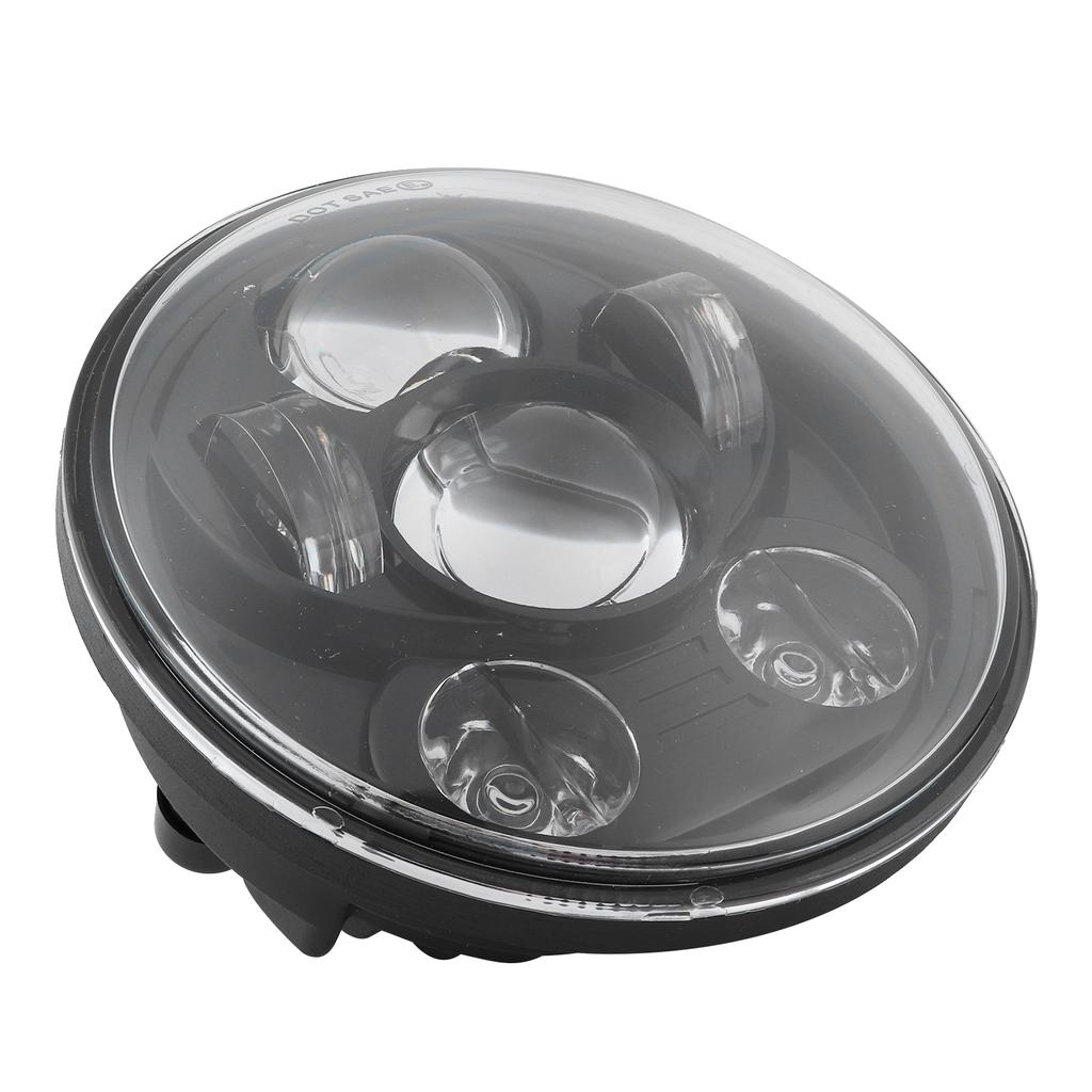 5.75in 75W LED Headlight 6500K High Birhgtness Motorcycle Headlamp Fit for Jeep Wrangler