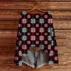 Women's Fashion Christmas Print Lightweight Sweater Casual Long-Sleeve Knit Pullover Top