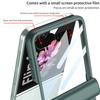 Funda rígida de PC con bisagra magnética para Samsung Galaxy Z Flip 6, 5 y 4, a prueba de golpes y con protector de pantalla pequeño.
