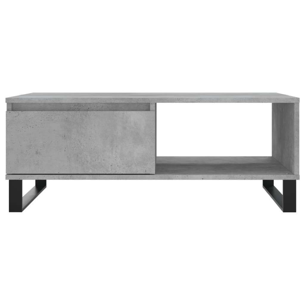 Coffee Table Concrete Grey 90 x 60 x 35 cm Engineered Wood