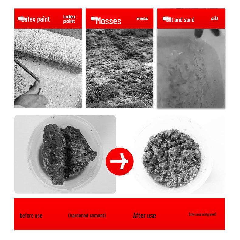 Cement & Čistič potrubí: Silné rozpouštědlo na tmel, dlaždice a beton