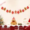 Christmas Theme Jewelry Store Decoration: Felt Garland & Tree Banner for Wall