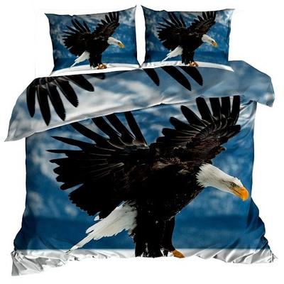 3D Katoen Satijn Beddengoed 160x200cm EAGLE