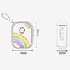 Label printer Portable Thermal Printer Mini Printer with Stickers Printer for Storage Office Home Rainbow Color
