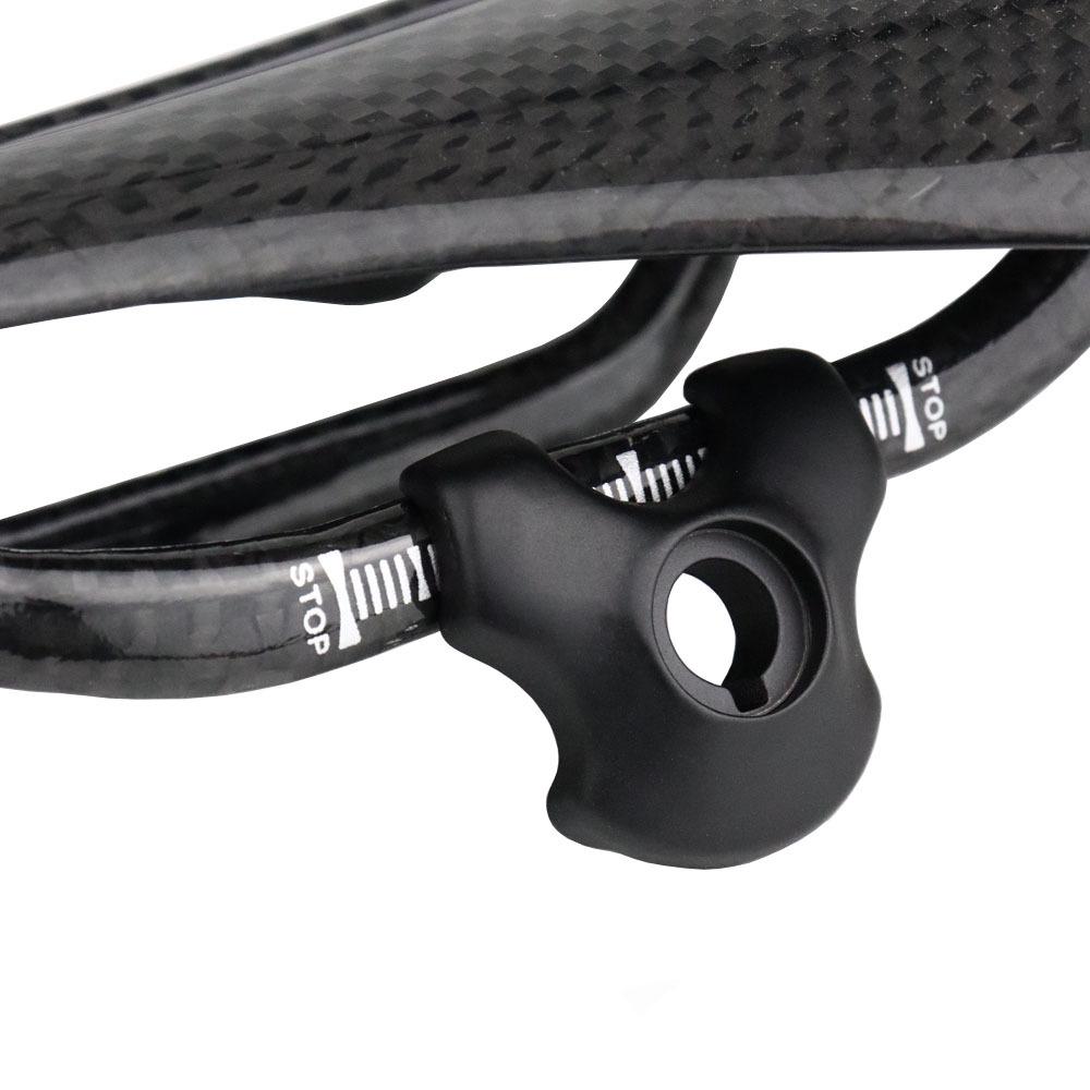 Carbon Rail Bicycle Seat Clamp & Adapter Set (7x9)