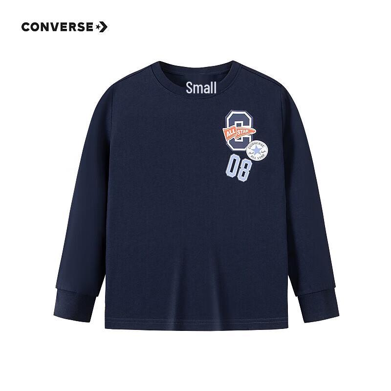 Converse Kids Pure Cotton Printed Long Sleeve T-Shirt